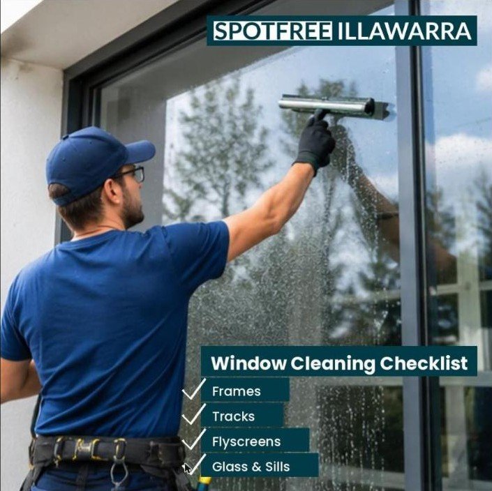 Spotfree Illawarra technician window cleaning checklist